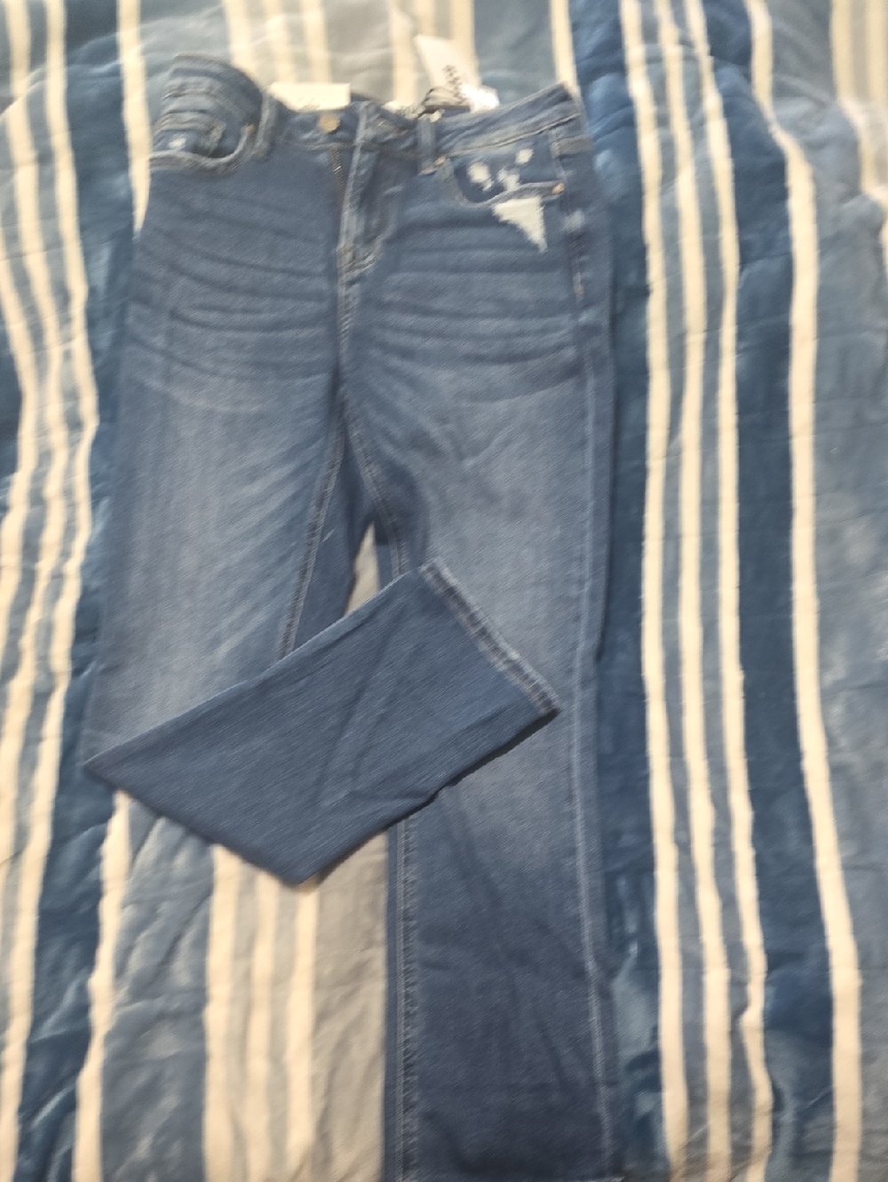 Mica Women's Straight Leg Jeans in Classic Blue Wash